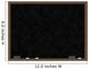 Blank Chalkboard with Wood