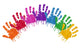 Rainbow Hands Wall Decal