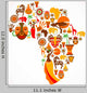 Map Africa with Vector
