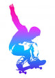 Pop Art Illustration Skateboarder