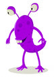 Cartoon Illustration Strange Creature