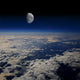 Earth Space and Moon