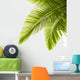 Palm Leaves White Wall Decal
