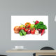 Fruits and Vegetables White Wall Decal