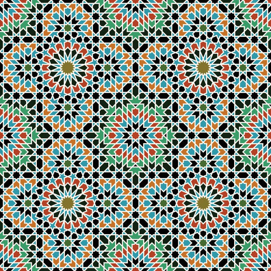 Fez Stroke Seamless Pattern