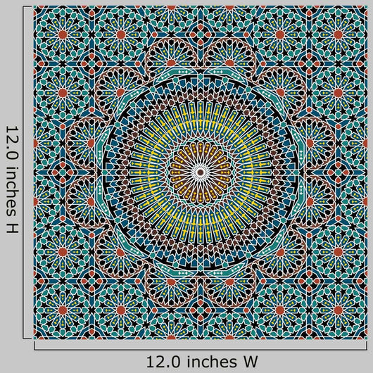 Razil Moorish Seamless Pattern