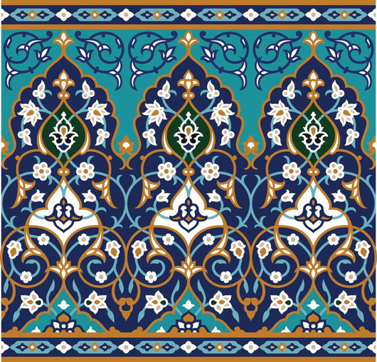 Sarvar Flower Border Wall Mural