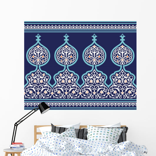 Tanger Seamless Floral Border Wall Decal