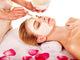 Clay facial mask in beauty spa. Wall Mural