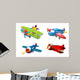 Various Air Planes Wall Mural