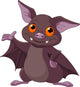 Halloween  bat presenting Wall Decal
