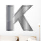 K Diamond Silver Alphabet