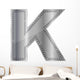 K Diamond Silver Alphabet
