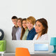 Group Teenagers Wall Mural