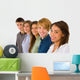 Group Teenagers Wall Mural