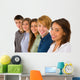 Group Teenagers Wall Mural