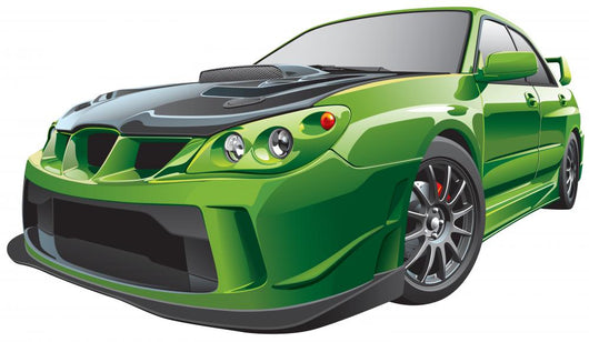Green Custom Car Wall Decal