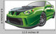 Green Custom Car Wall Decal