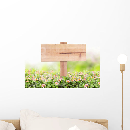 Wooden Sign Wall Mural