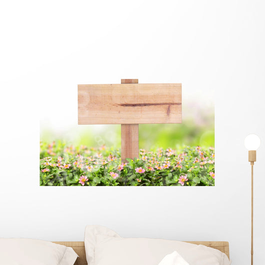Wooden Sign Wall Mural