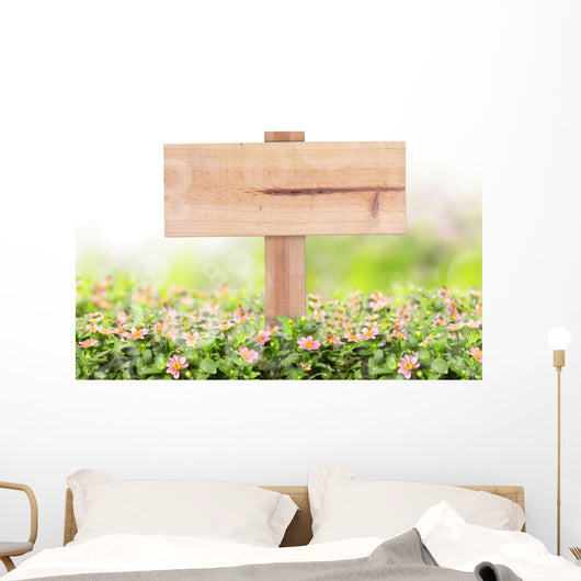 Wooden Sign Wall Mural