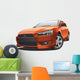 Orange Sport Car Wall Decal