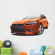 Orange Sport Car Wall Decal