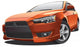 Orange Sport Car Wall Decal