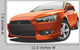 Orange Sport Car Wall Decal