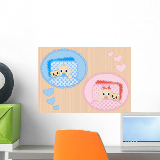 Sleeping Children Wall Mural