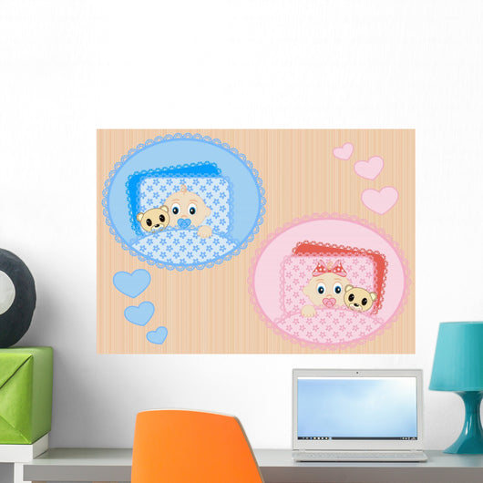 Sleeping Children Wall Mural