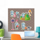 Robot Stickers Wall Decal Sticker Set