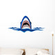 angry shark Wall Decal