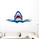 angry shark Wall Decal