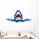 angry shark Wall Decal