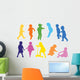 Children playing Wall Decal