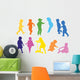 Children playing Wall Decal