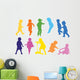 Children playing Wall Decal