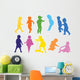 Children playing Wall Decal