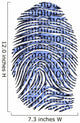 Binary Code ID Wall Decal