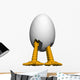 Big Standing Egg Wall Decal