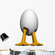 Big Standing Egg Wall Decal