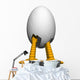 Big Standing Egg Wall Decal