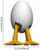 Big Standing Egg Wall Decal