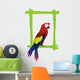 Tropical Bird Frame Wall Decal