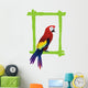Tropical Bird Frame Wall Decal