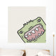 Funny Cartoon Monster Wall Mural
