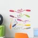 Mi O Coloured Crayons Wall Mural