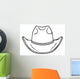 cowboy hat Wall Decal