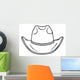 cowboy hat Wall Decal